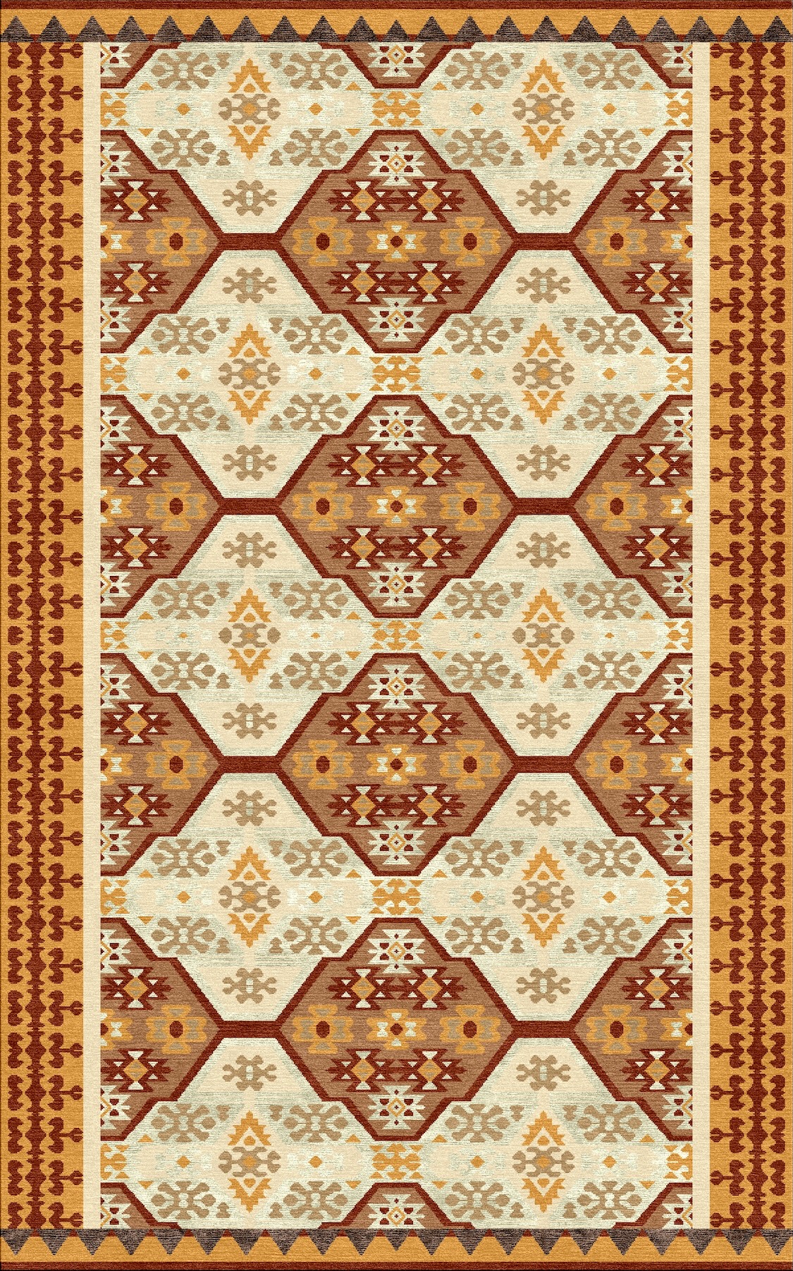 Premium Flatweave Rug - Code: TRK-FW-1003