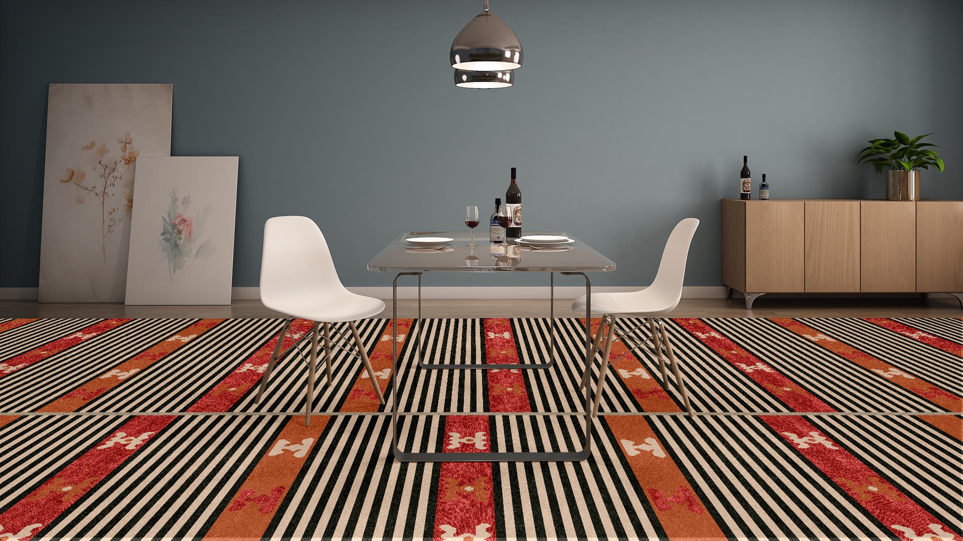 Premium Flatweave Rug - Code: TRK-FW-F1005