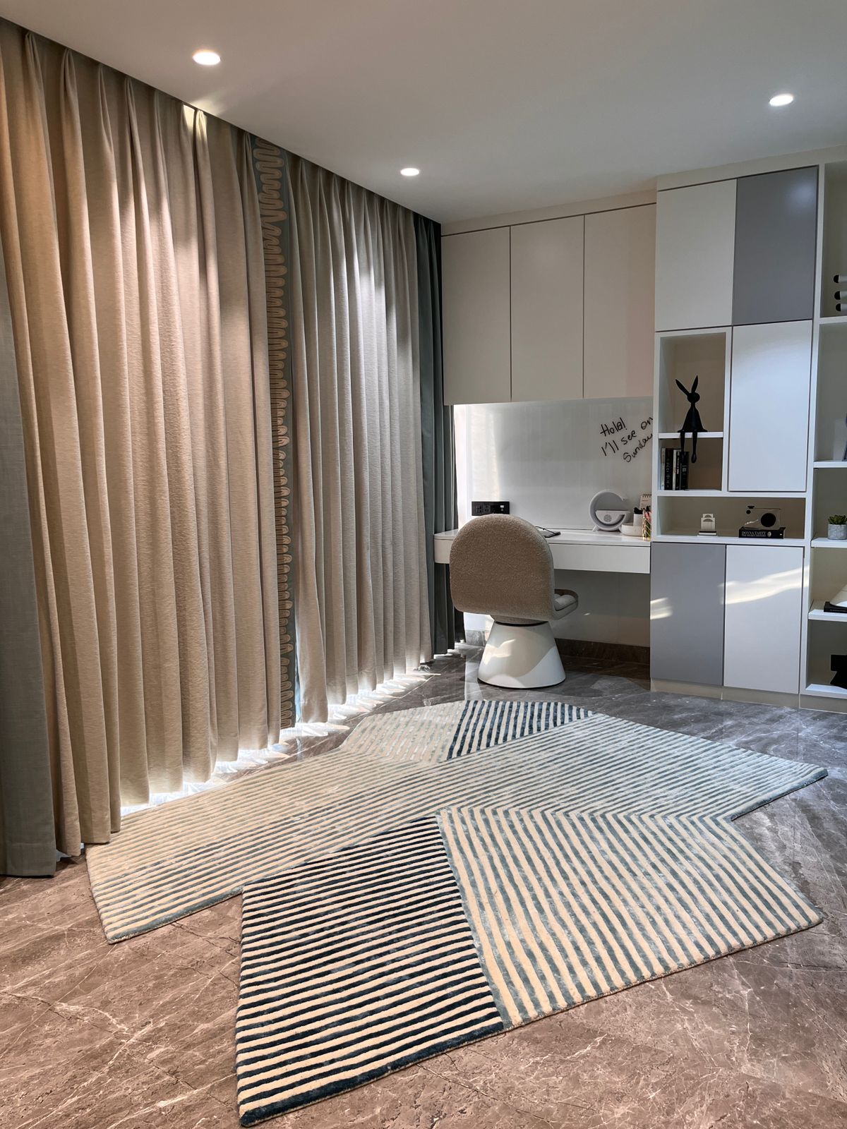 Soft Hand Tufted Wool Rug - Code: TRK-HT-1009