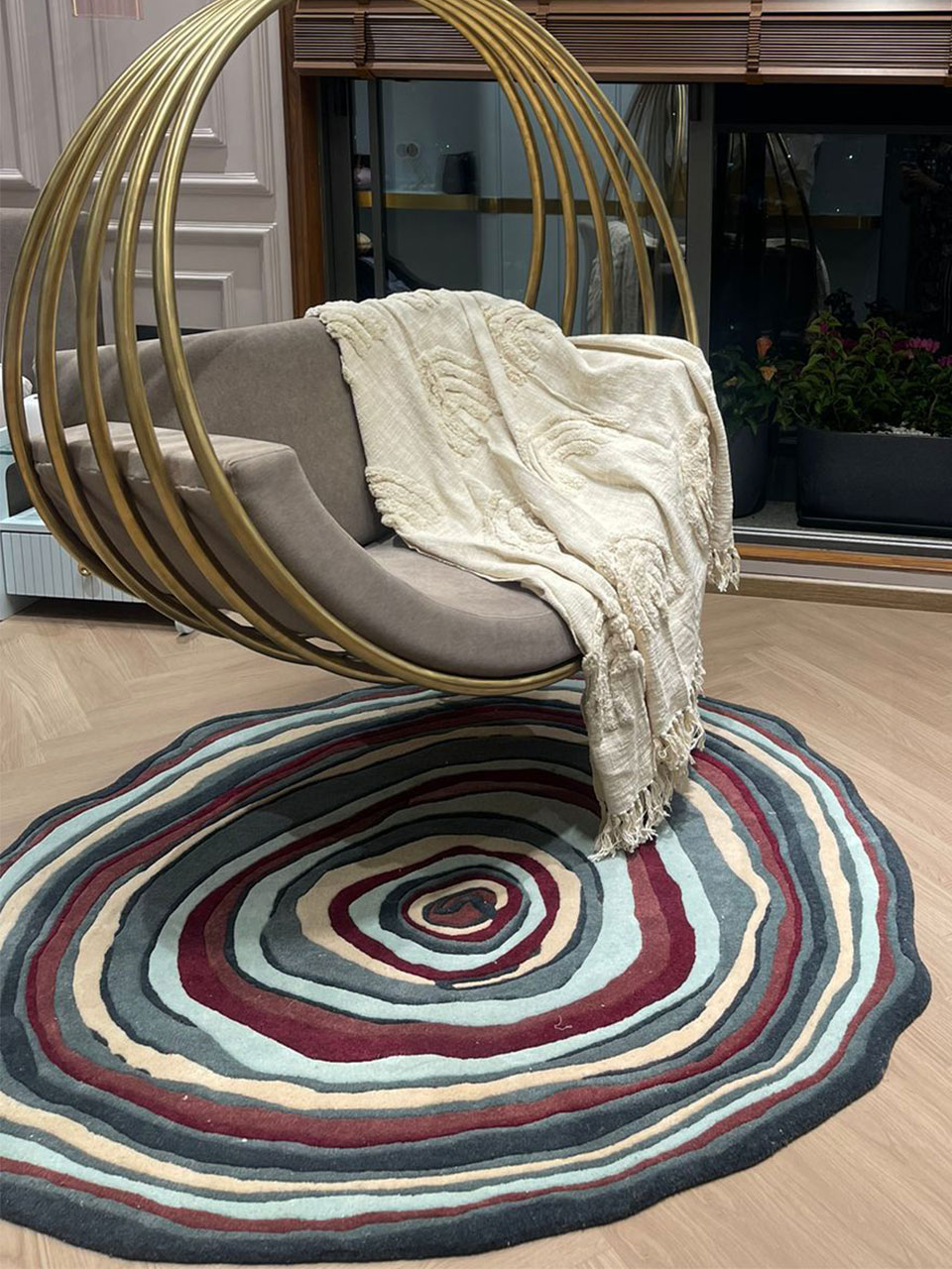 Soft Hand Tufted Wool Rug - Code: TRK-HT-1002